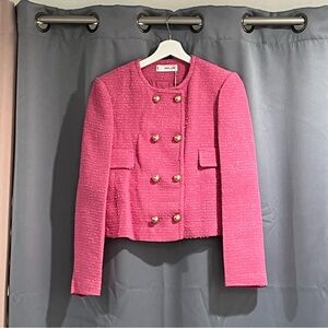 **SOLD** Mango Double Breasted Tweed Jacket